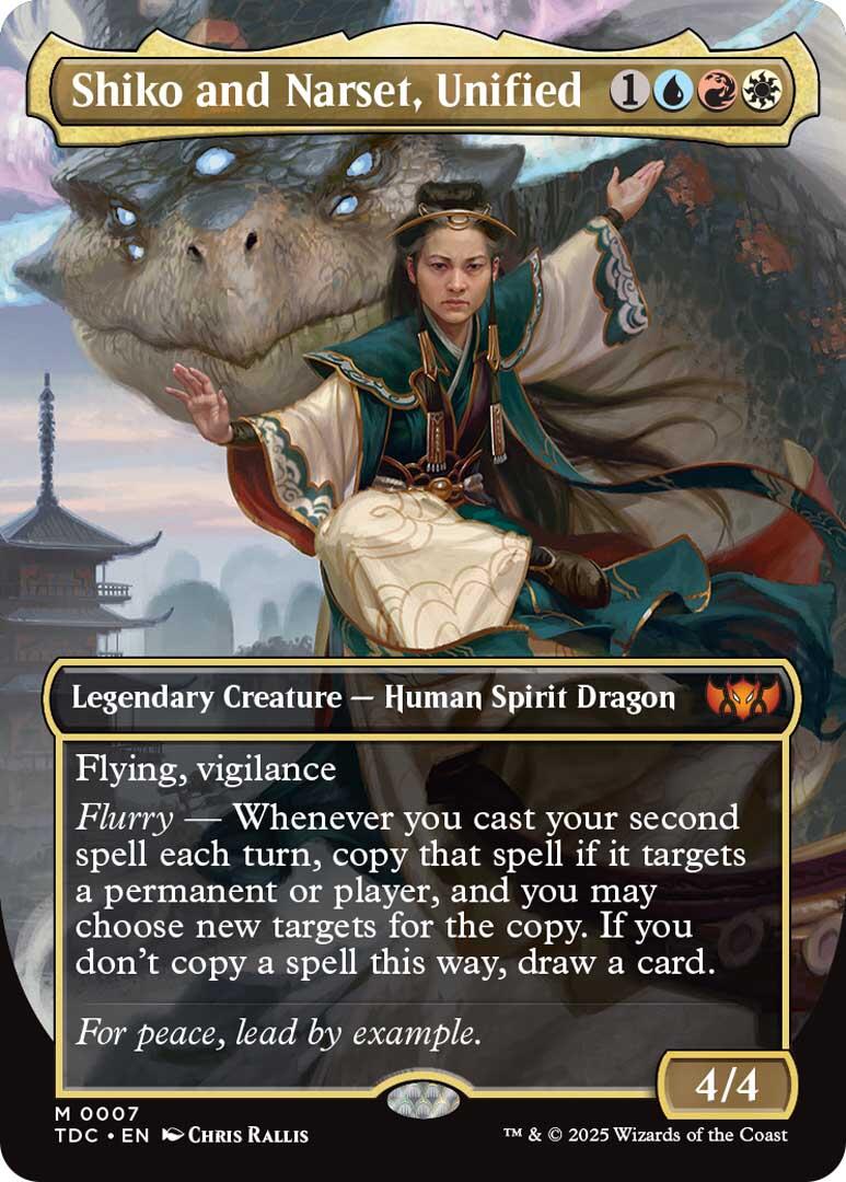Shiko and Narset, Unified (Borderless) [TDC - 7]