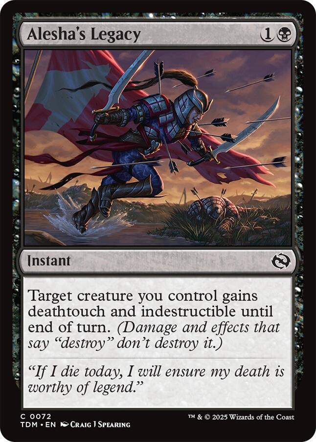 Alesha's Legacy [TDM - 72]