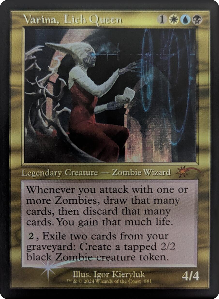 Varina, Lich Queen (Retro Frame)