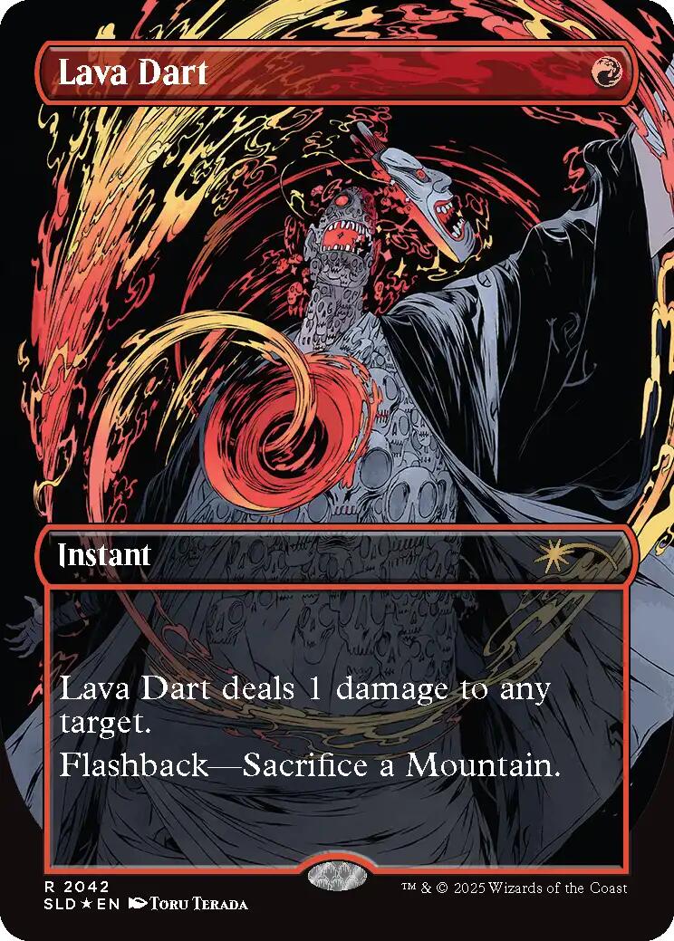 Lava Dart (Raised Foil) [SLD - 2042]