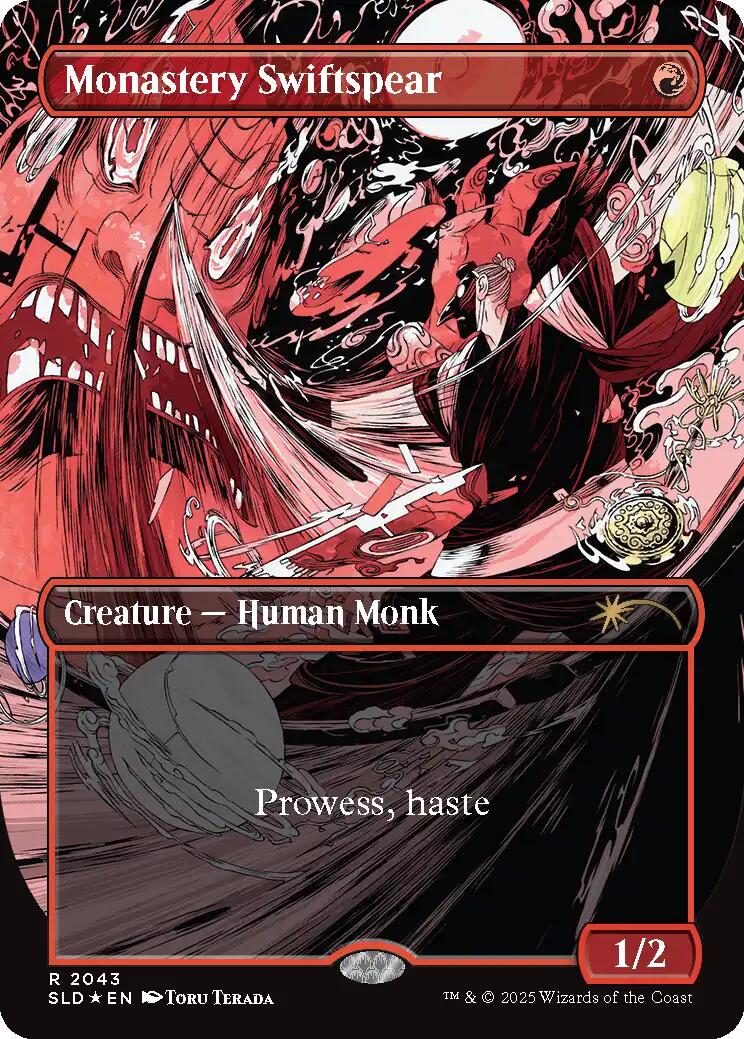 Monastery Swiftspear (2043) (Raised Foil) [SLD - 2043]
