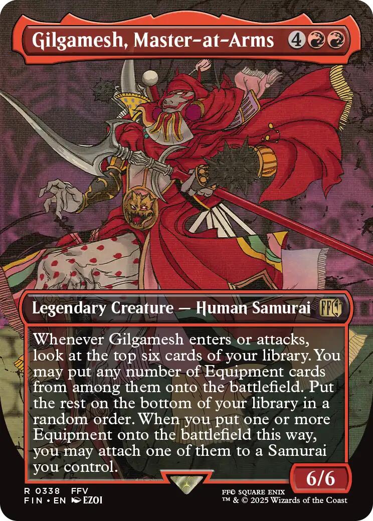 Gilgamesh, Master-at-Arms (Borderless) [FIN - 338]