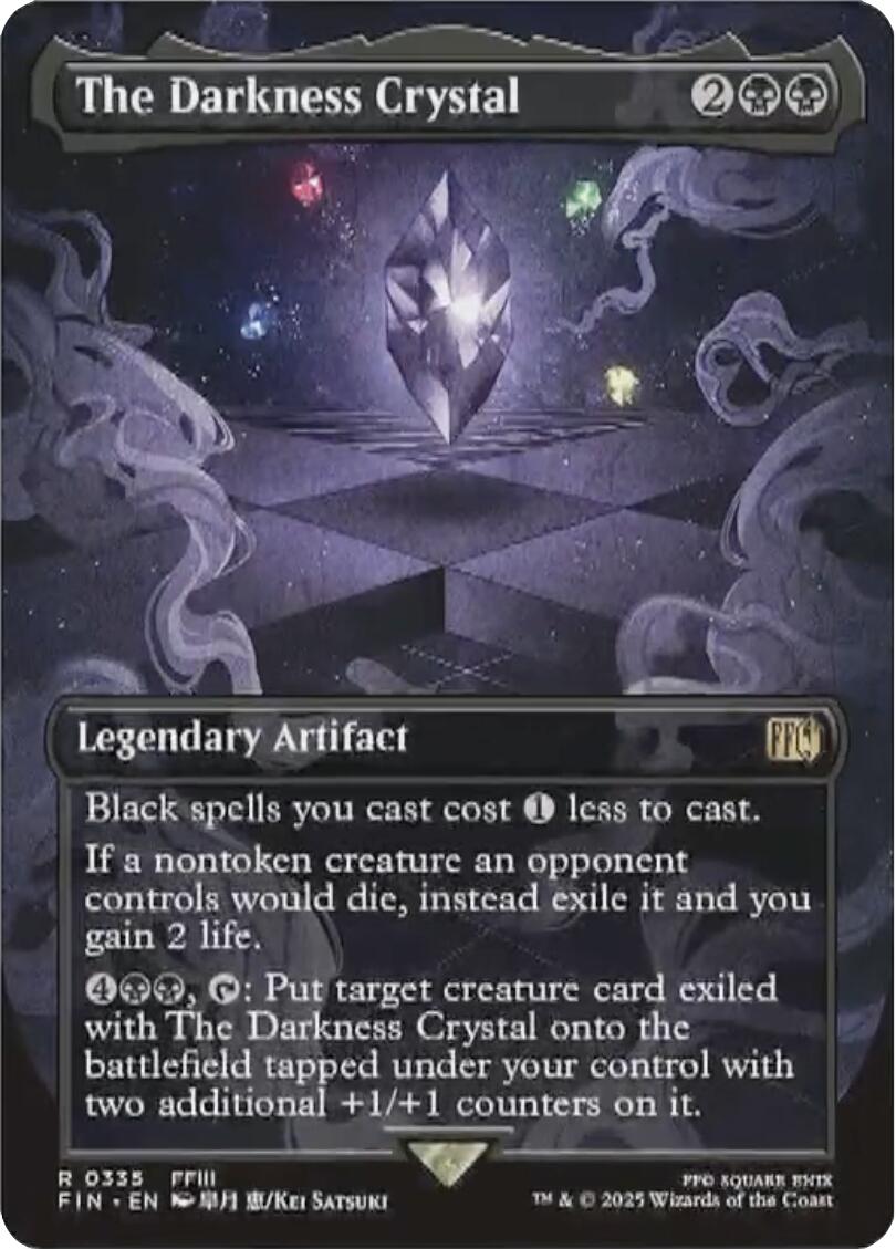 The Darkness Crystal (Borderless) [FIN - 335]