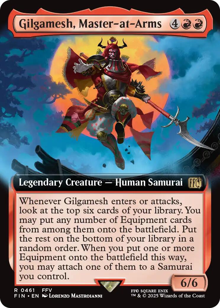 Gilgamesh, Master-at-Arms (Extended Art) [FIN - 461]