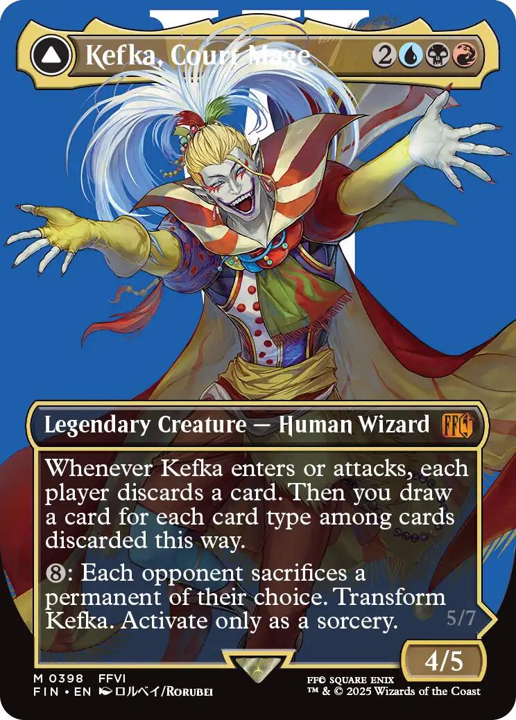 Kefka, Court Mage (0398) (Borderless) [FIN - 398]