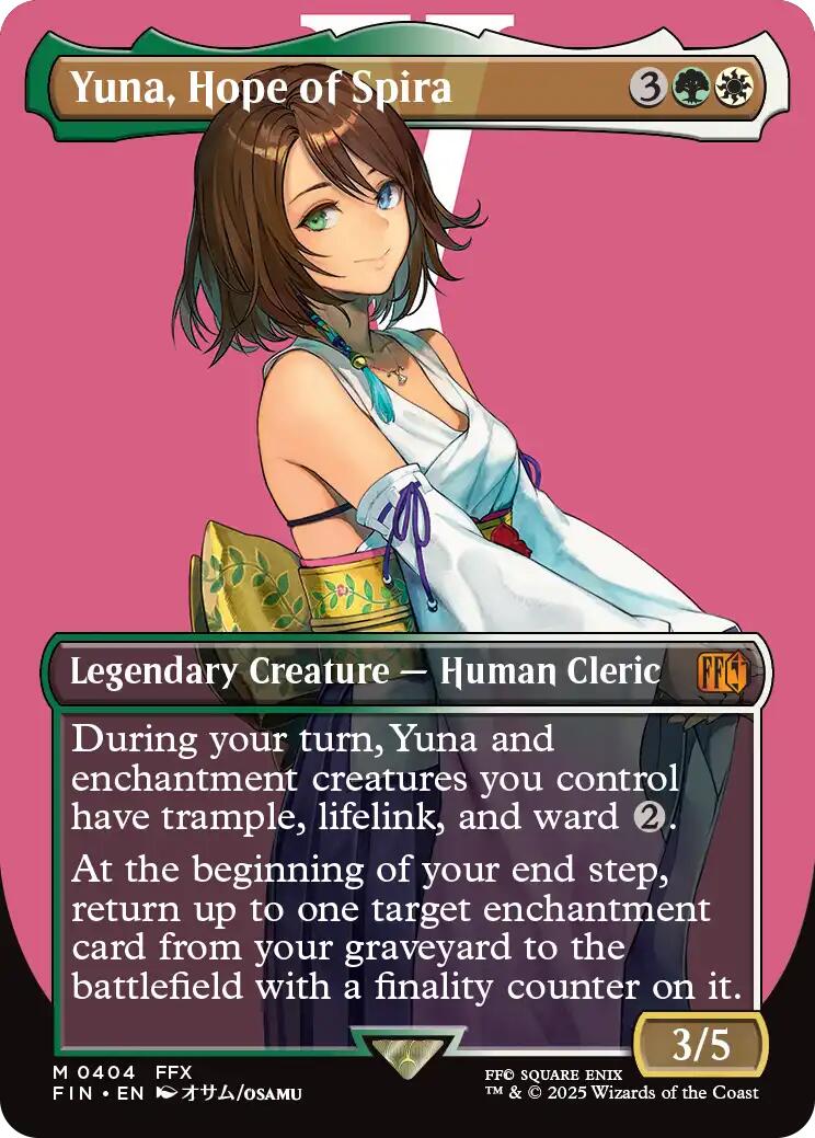 Yuna, Hope of Spira (Borderless) [FIN - 404]
