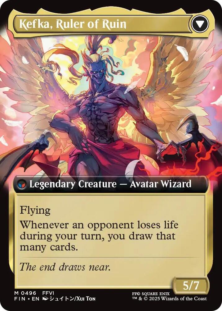 Kefka, Court Mage (Extended Art) (Back)