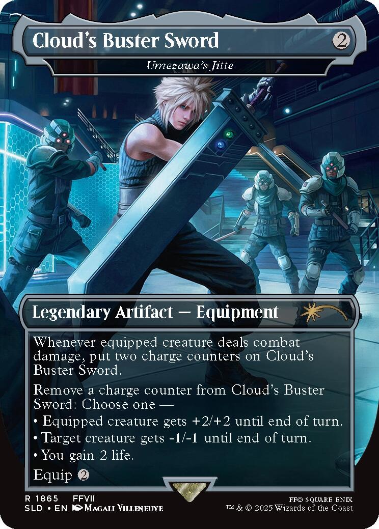 Cloud's Buster Sword - Umezawa's Jitte [SLD - 1865]