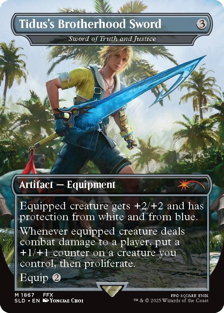 Tidus's Brotherhood Sword - Sword of Truth and Justice [SLD - 1867]