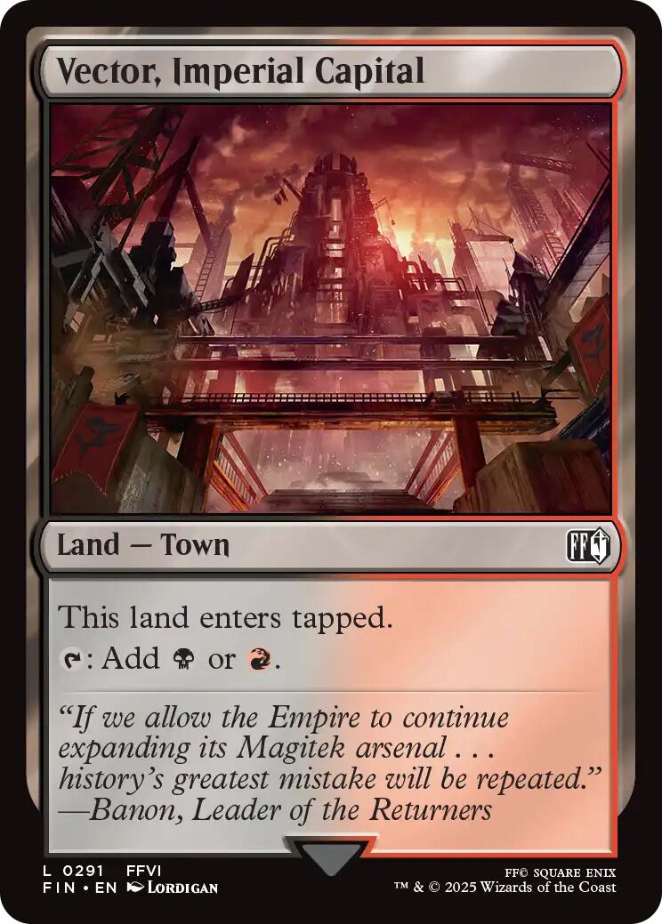 Vector, Imperial Capital [FIN - 291]