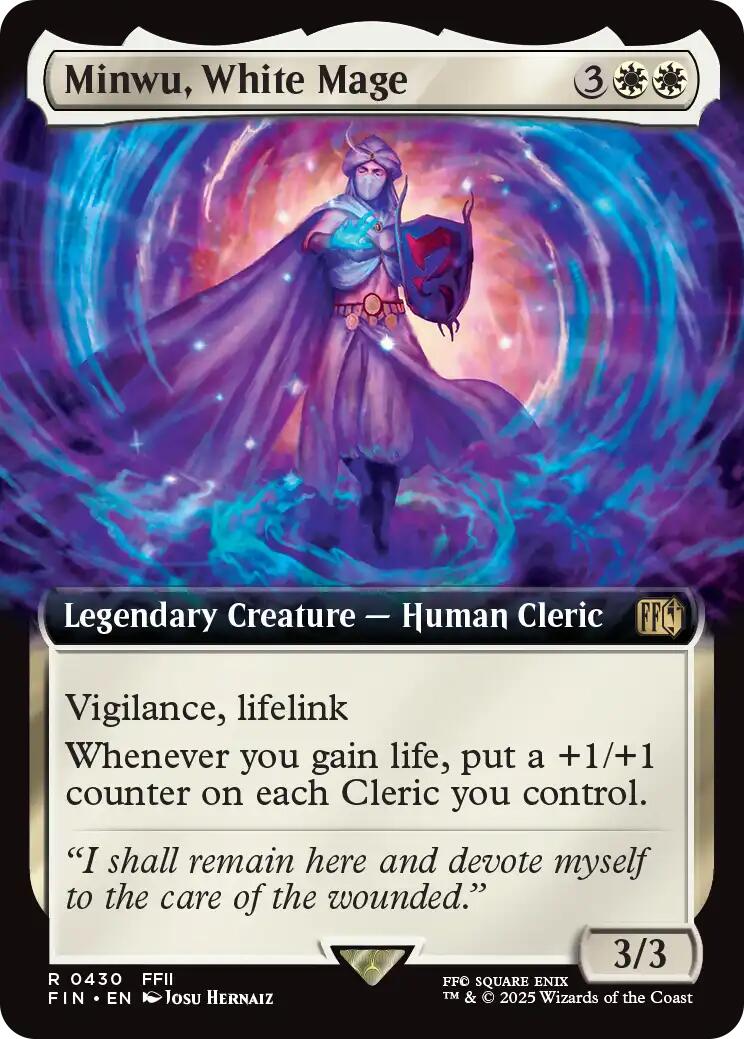 Minwu, White Mage (Extended Art) [FIN - 430]