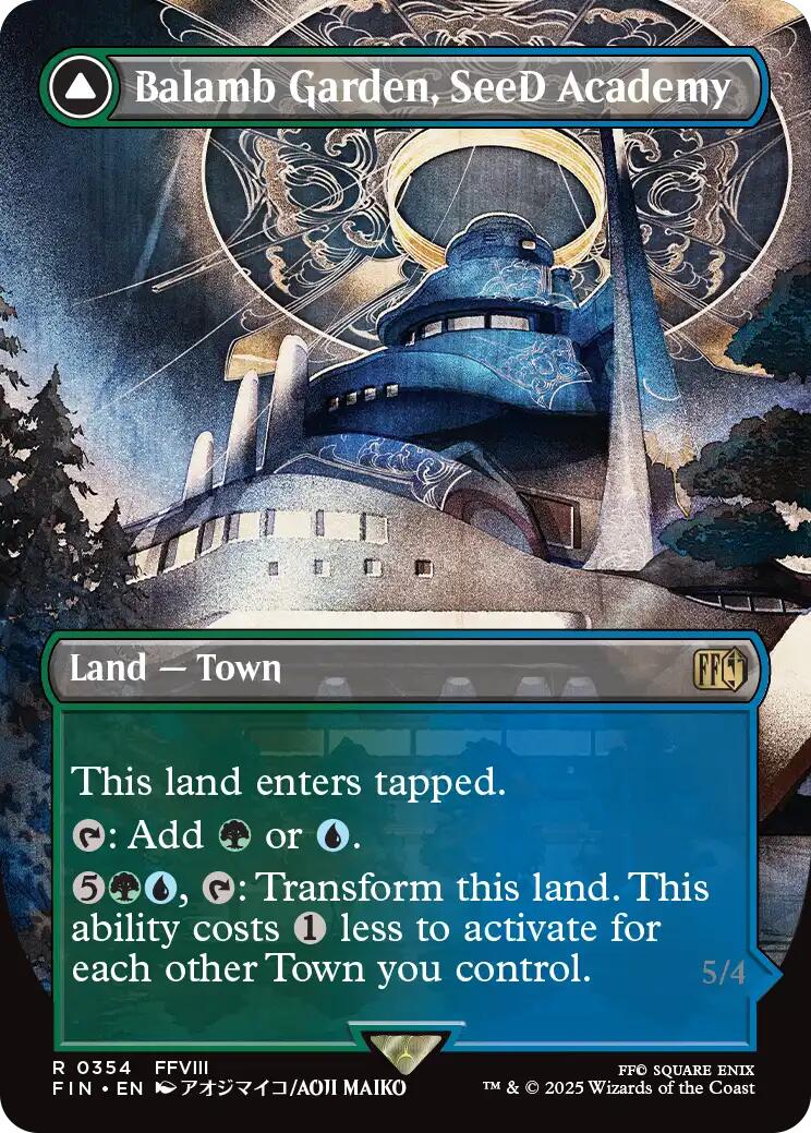 Balamb Garden, SeeD Academy (Borderless) [FIN - 354]
