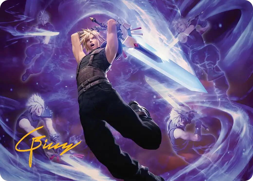Cloud's Limit Break Art Card (Gold-Stamped Signature) [AAFIN - 23]