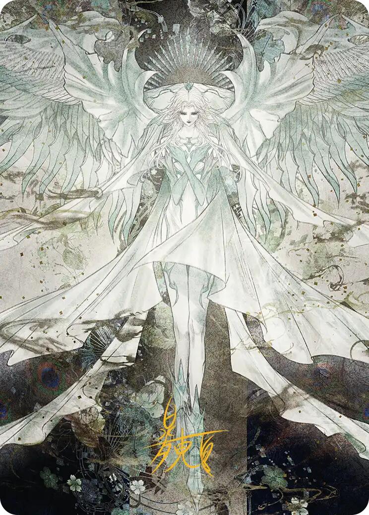 Hydaelyn, the Mothercrystal Art Card (Gold-Stamped Signature) [AAFIN - 34]