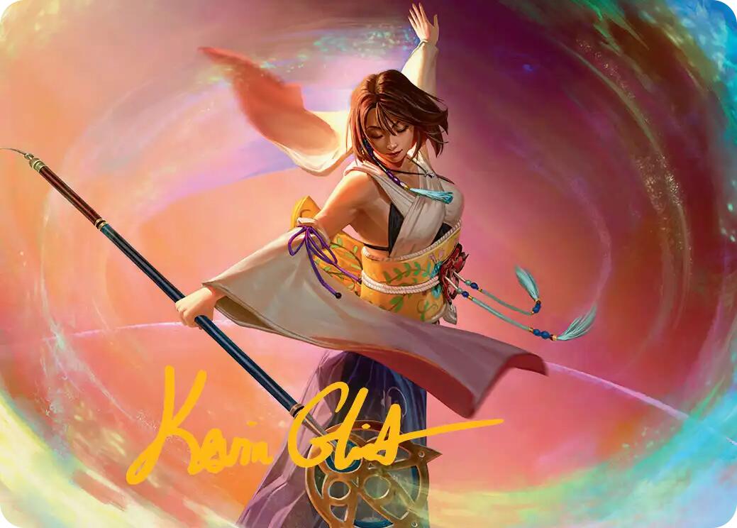 Yuna, Grand Summoner Art Card (Gold-Stamped Signature) [AAFIN - 22]