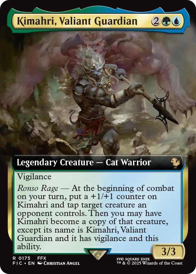Kimahri, Valiant Guardian (Extended Art) [FIC - 175]