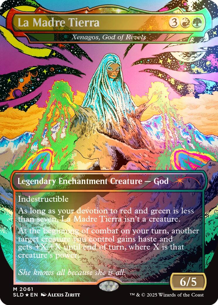 La Madre Tierra - Xenagos, God of Revels (Rainbow Foil) [SLD - 2061]