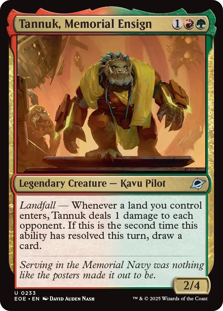 Tannuk, Memorial Ensign [EOE - 233]