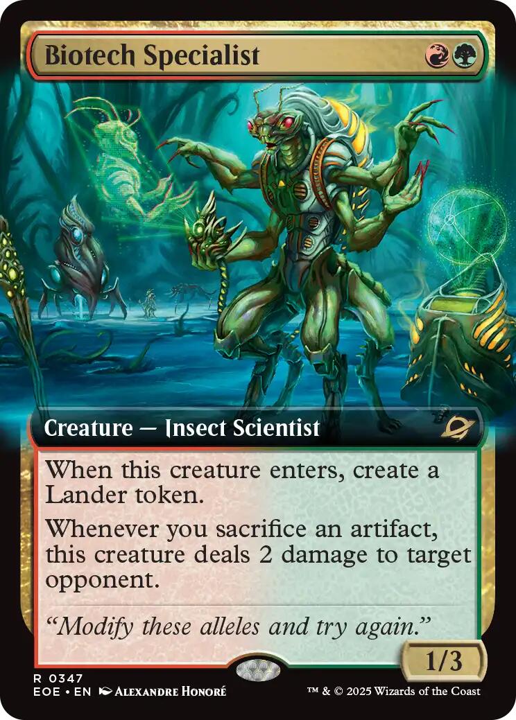 Biotech Specialist (Extended Art) [EOE - 347]