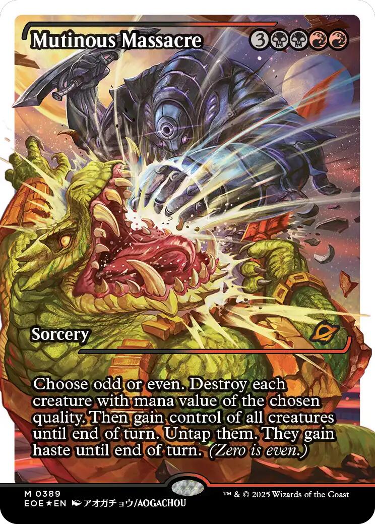 Mutinous Massacre (Showcase) (Fracture Foil) [EOE - 389]
