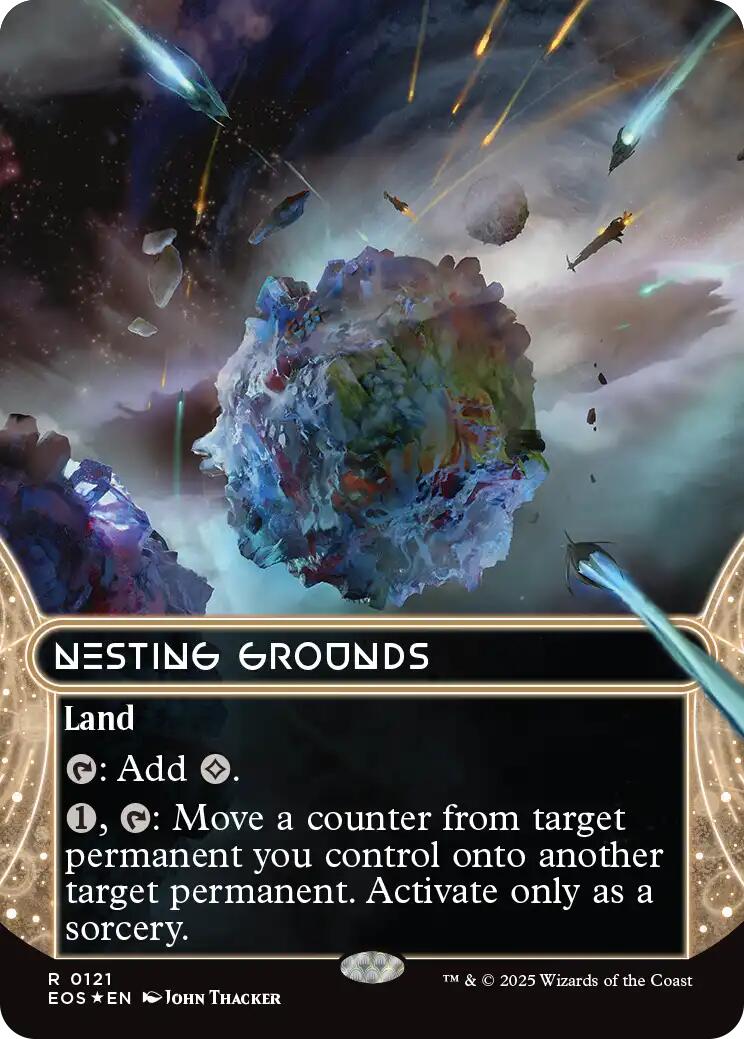 Nesting Grounds (0121) (Borderless) (Galaxy Foil) [EOS - 121]