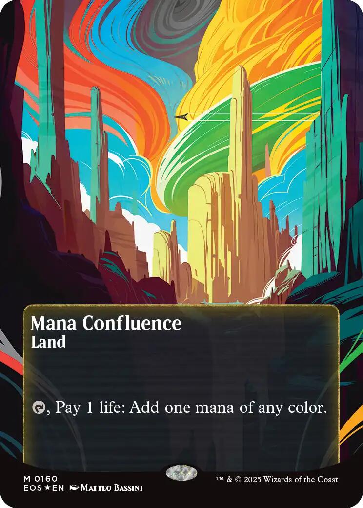 Mana Confluence (0160) (Borderless) (Galaxy Foil) [EOS - 160]