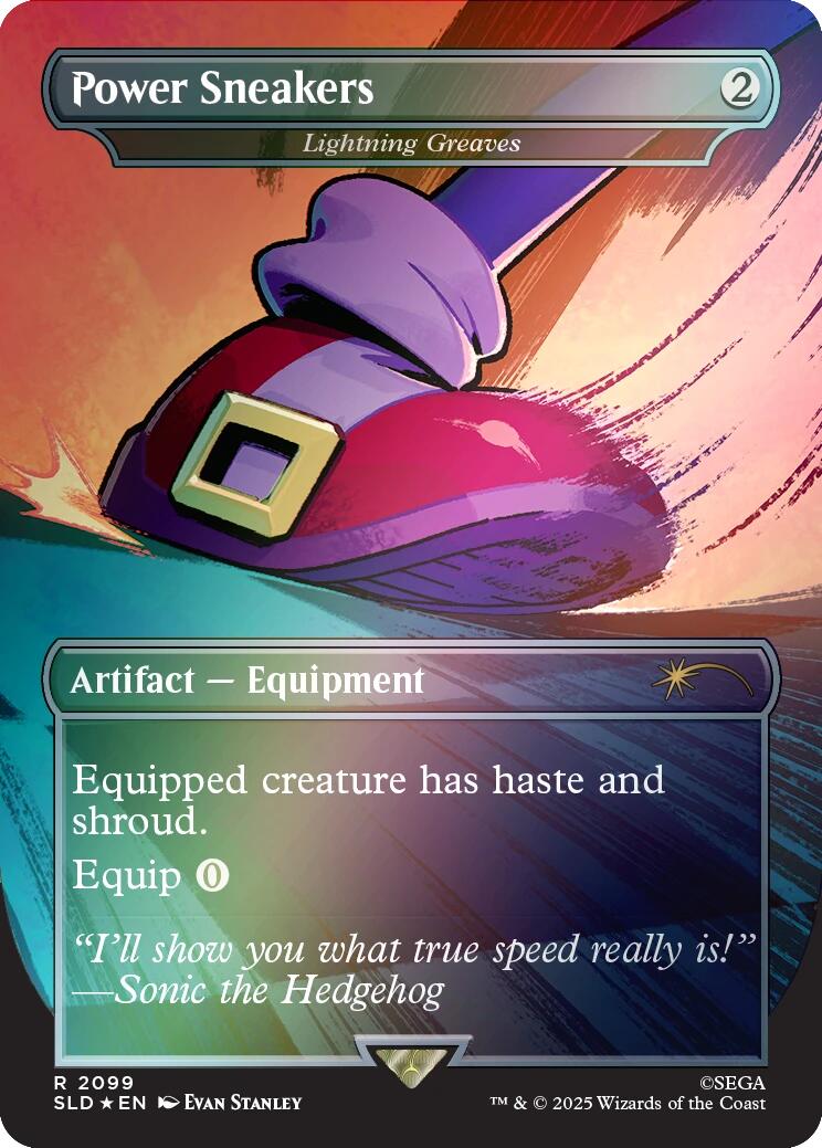 Power Sneakers - Lightning Greaves (Rainbow Foil) [SLD - 2099]