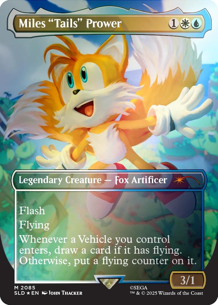 Miles "Tails" Prower (Rainbow Foil)