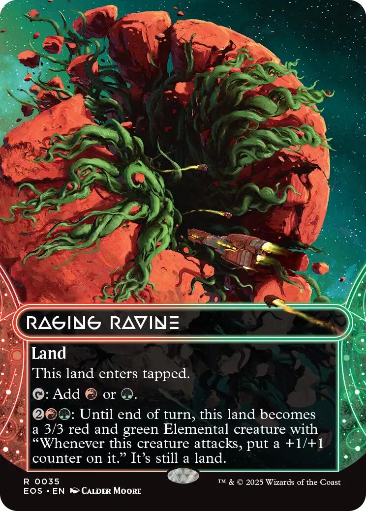 Raging Ravine (0035) (Borderless) [EOS - 35]