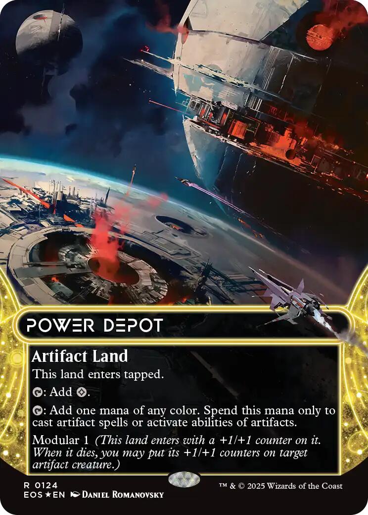 Power Depot (0124) (Borderless) (Galaxy Foil) [EOS - 124]