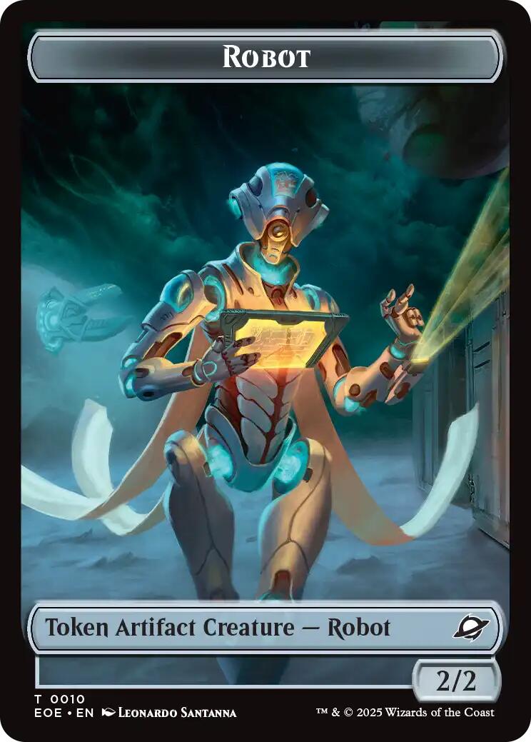 Robot // Drone Double-Sided Token [EOE - 10 // 3]