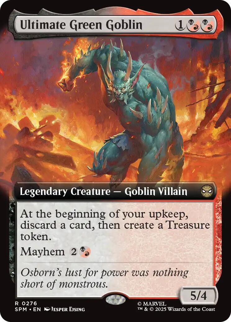 Ultimate Green Goblin Extended Art