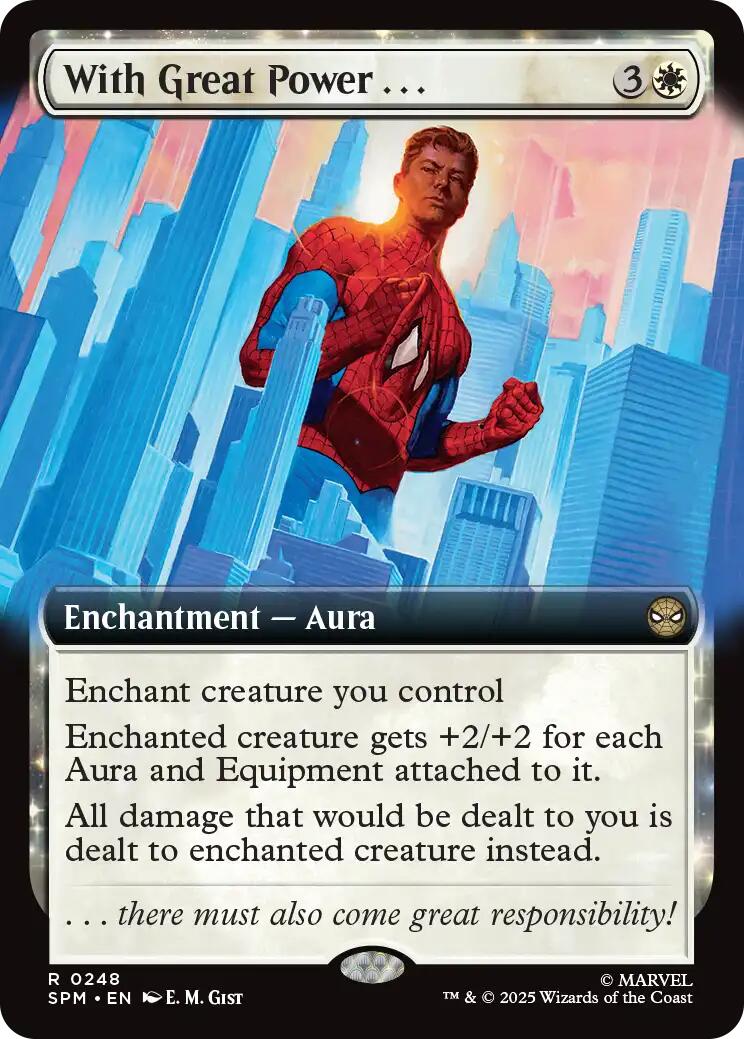 With Great Power Extended Art
