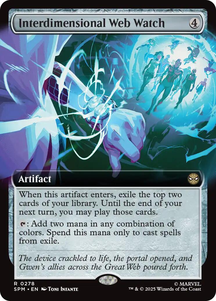 Interdimensional Web Watch Extended Art