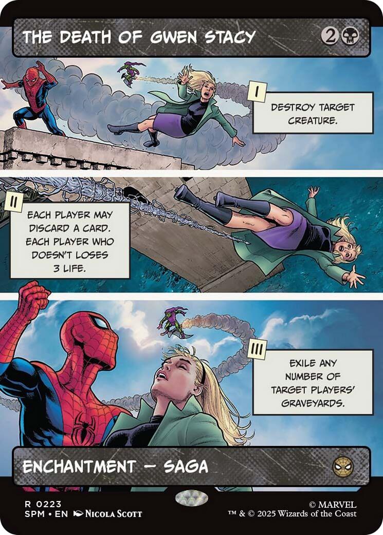 The Death of Gwen Stacy Borderless