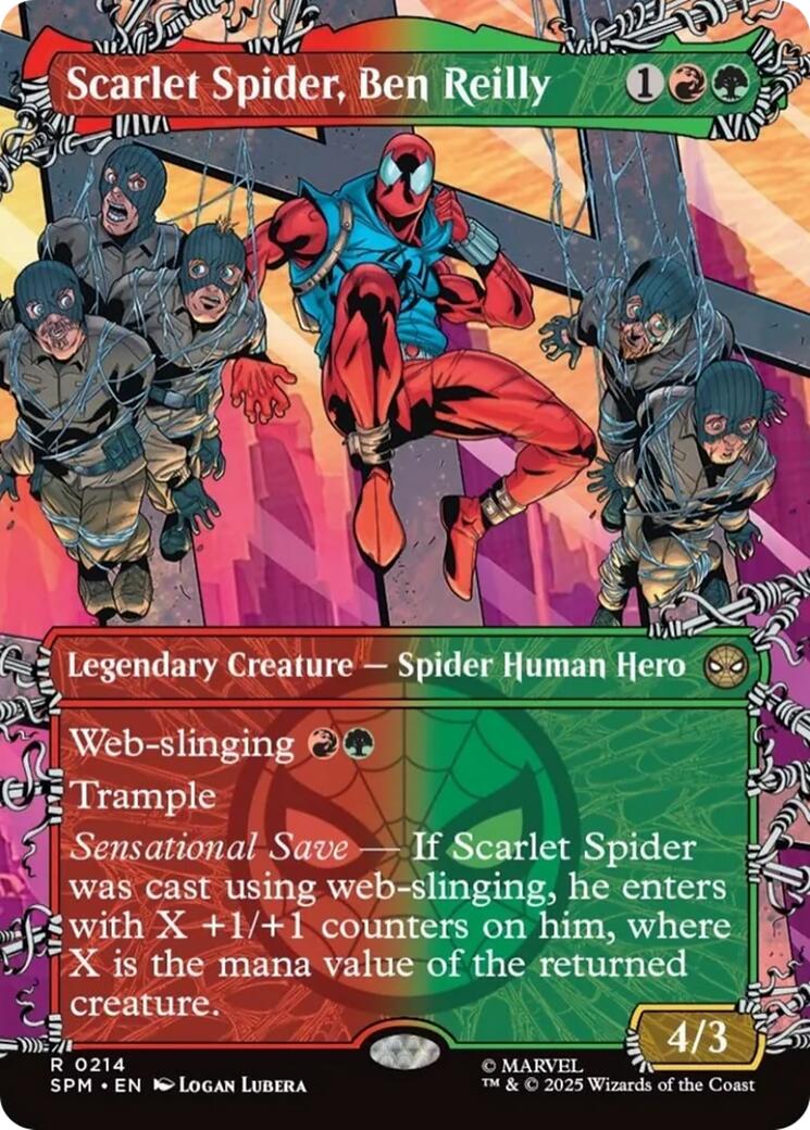 Scarlet Spider Ben Reilly Borderless