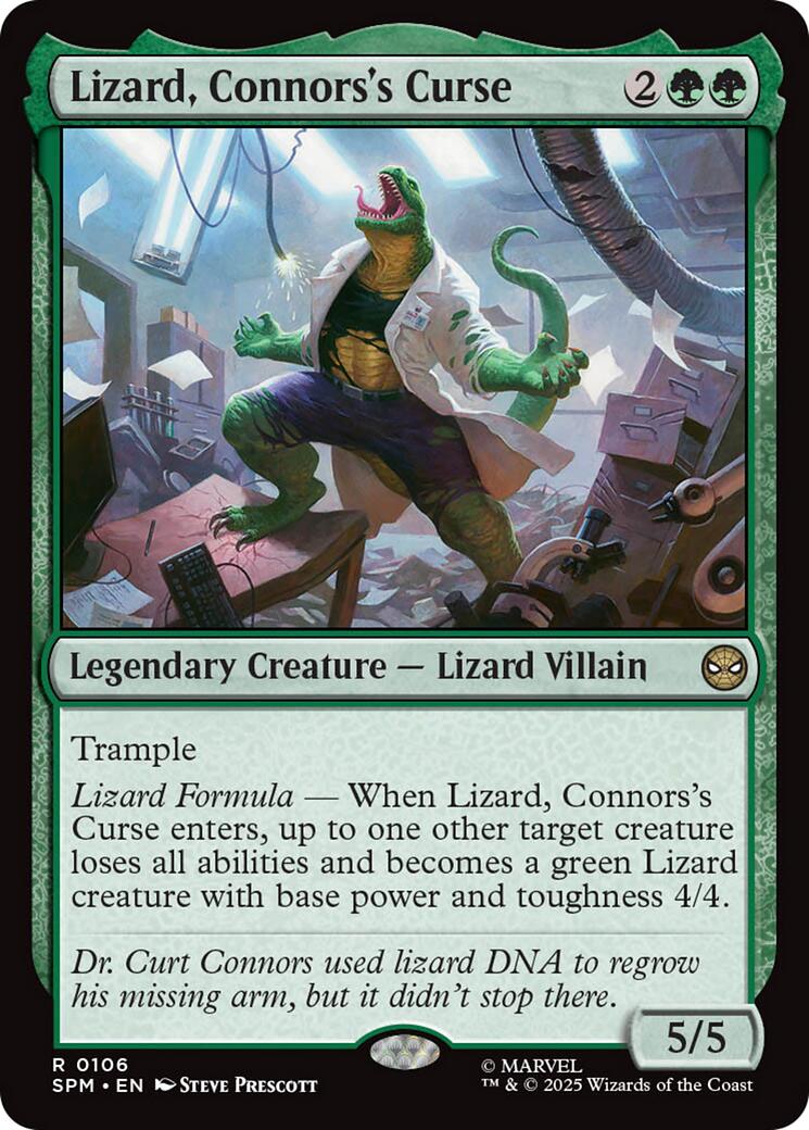 Lizard Connorss Curse
