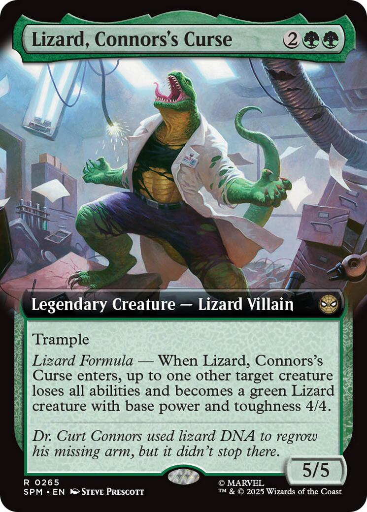 Lizard Connorss Curse Extended Art