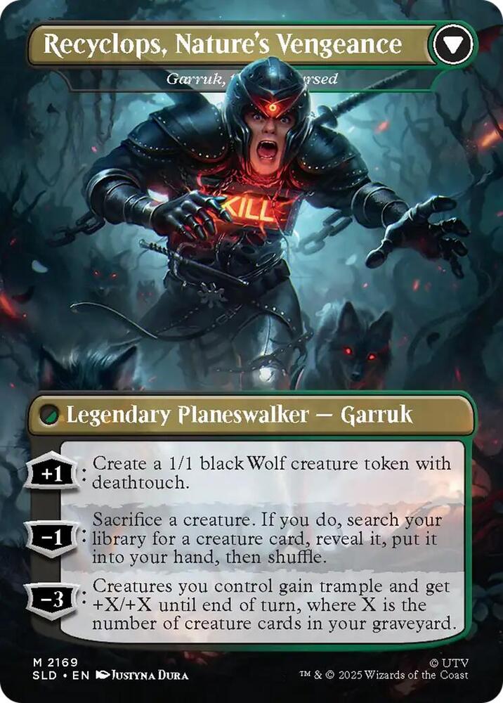 Recyclops, Eco-friendly - Garruk Relentless (Back)