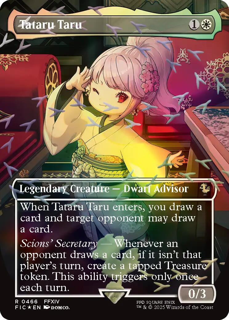 Tataru Taru (Borderless) (Chocobo Track Foil)