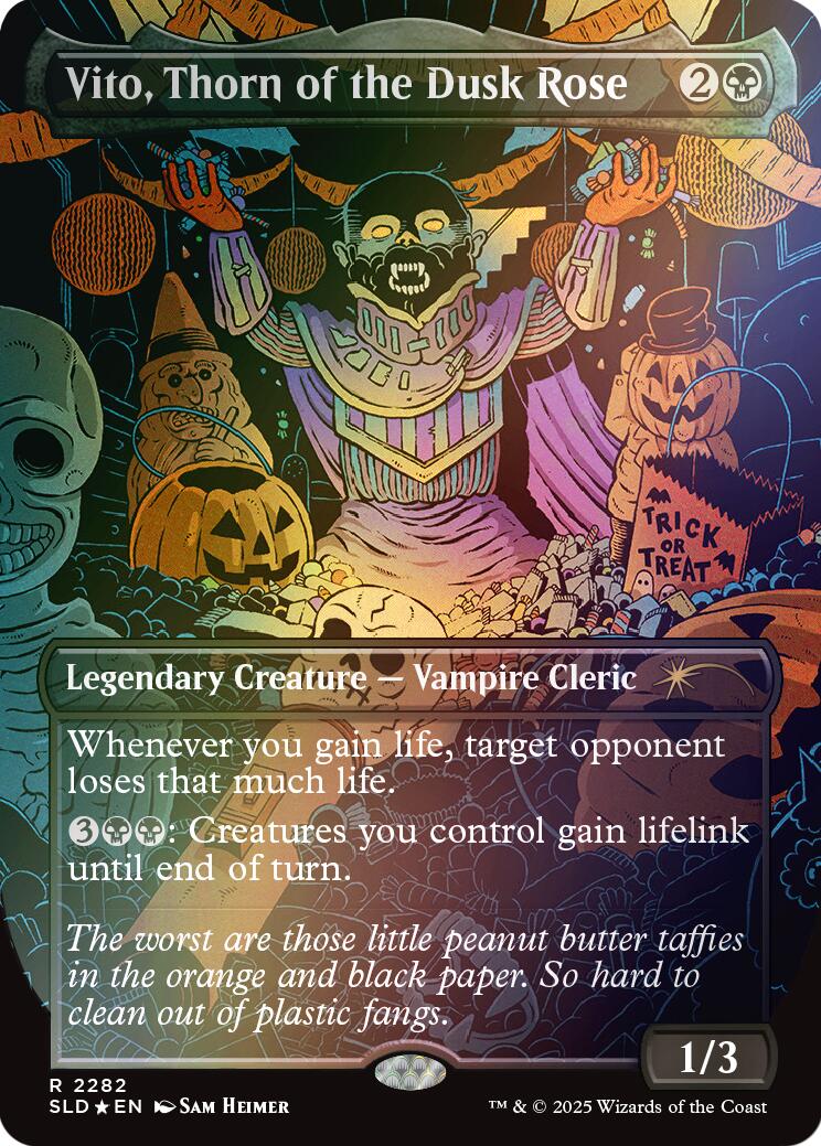 Vito, Thorn of the Dusk Rose (Rainbow Foil)