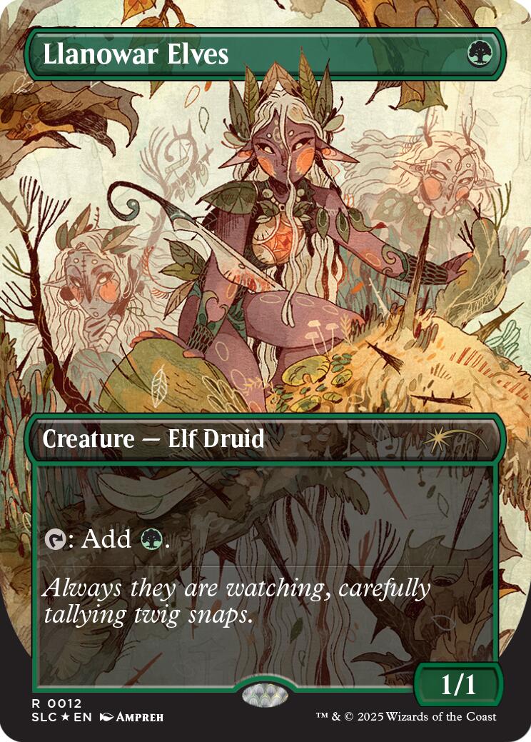 Llanowar Elves (Halo Foil)