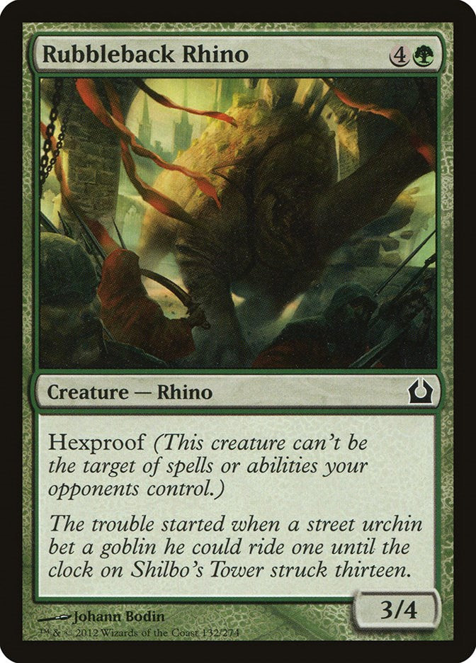 Rubbleback Rhino [RTR - 132]