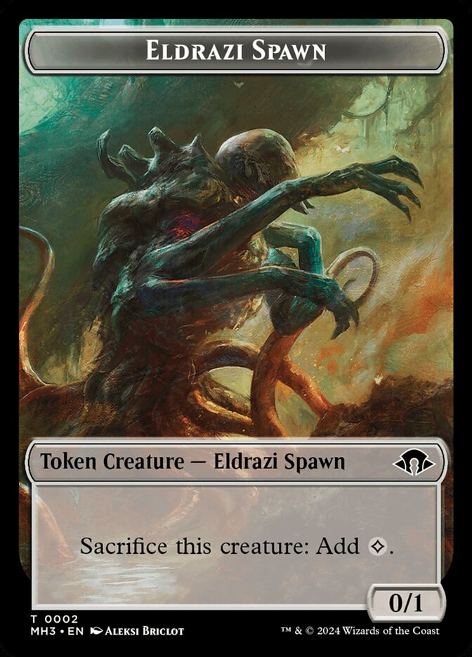 Eldrazi Spawn (MH3) // Rat (WOE) Double-Sided Token