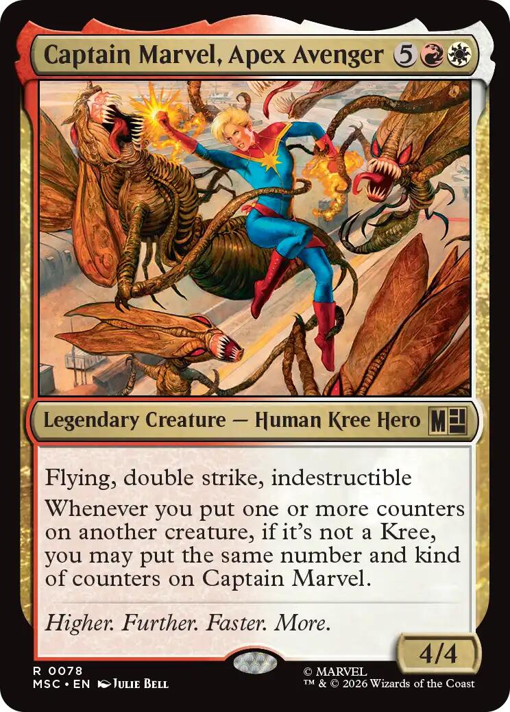 Captain Marvel, Apex Avenger (Surge Foil)
