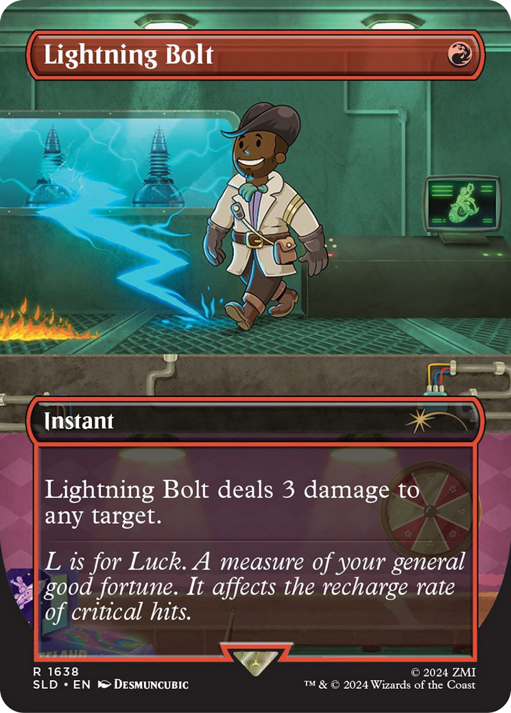 Lightning Bolt (1638) (Rainbow Foil) [Secret Lair Drop Series]