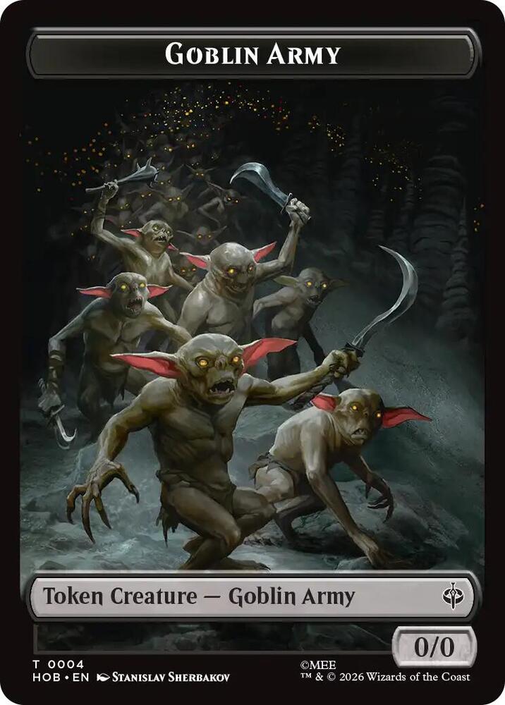Human Soldier // Goblin Army (0004) Double-Sided Token (Back)