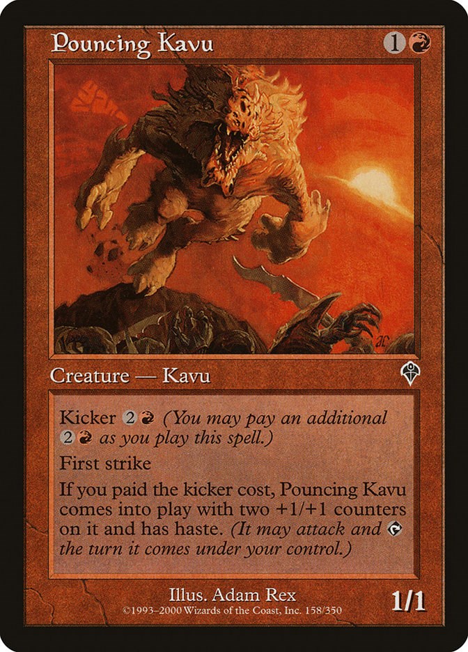 Pouncing Kavu [INV - 158]