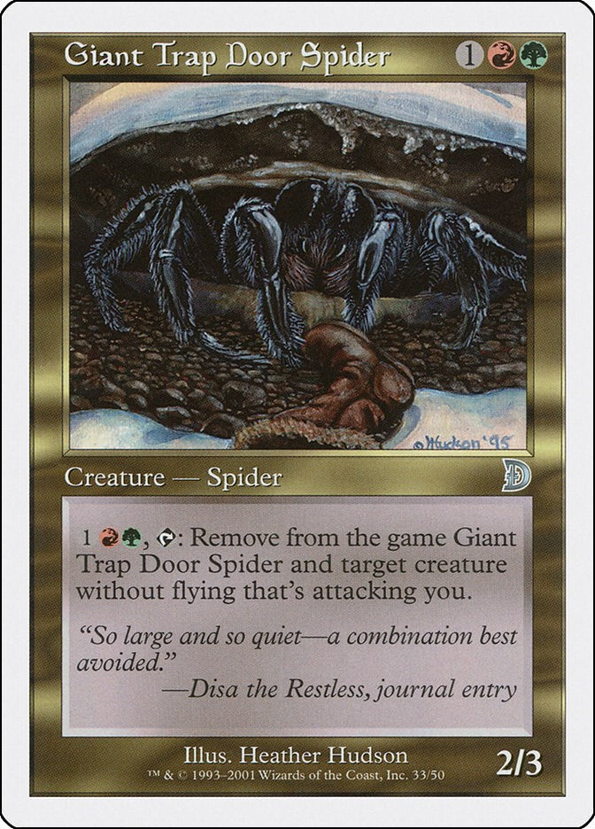 Giant Trap Door Spider [DKM - 33]