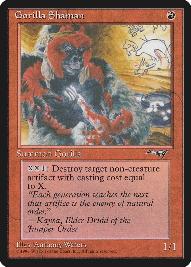 Gorilla Shaman (Holding Baby) [ALL - 107]